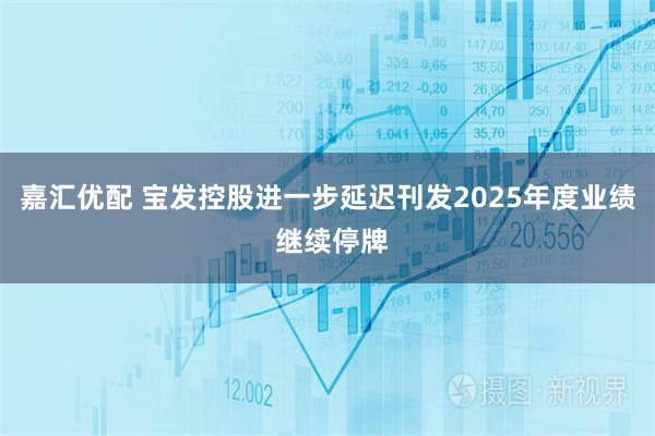 嘉汇优配 宝发控股进一步延迟刊发2025年度业绩 继续停牌